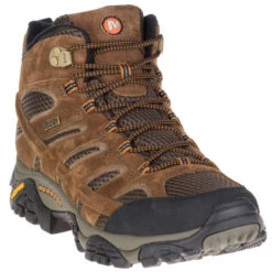 MERRELL Men's Moab 2 Mid Waterproof Hiking Boots, Earth, Wide -Shoe Serie Shop 2023811 201 alt9