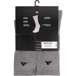 ADIDAS Men's Athletic Crew Socks, 6 Pack -Shoe Serie Shop 2025811 004 alt3