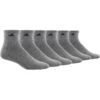 ADIDAS Men's Athletic Quarter Socks, 6 Pack -Shoe Serie Shop 2025812 004 main