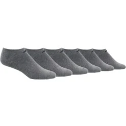 ADIDAS Men's Athletic No-Show Socks, 6 Pack