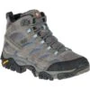 MERRELL Women's Moab 2 Mid Waterproof Hiking Boots, Granite , Wide -Shoe Serie Shop 2032259 004 main