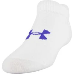 UNDER ARMOUR Girls' Essential No Show Socks, 6-Pack -Shoe Serie Shop 2057082 101 alt4