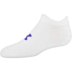 UNDER ARMOUR Girls' Essential No Show Socks, 6-Pack -Shoe Serie Shop 2057082 101 alt6