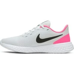 NIKE Little Girls' Revolution 5 Sneaker -Shoe Serie Shop 2064565 101 alt3