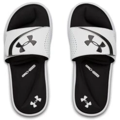 UNDER ARMOUR Boys' Ignite VI Slide Sandals 5 UNDER ARMOUR Boys' Ignite VI Slide Sandals -Shoe Serie Shop 2065105 102 alt3