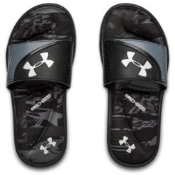 UNDER ARMOUR Boys' Ignite VI Slide Sandals 5 UNDER ARMOUR Boys' Ignite VI Slide Sandals -Shoe Serie Shop 2065107 002 alt3