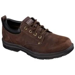 Shoe Serie Shop 22 SKECHERS Men's Rilar Casual Lace-Up Shoes, Wide