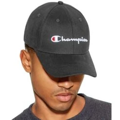 CHAMPION Men's Classic Twill Adjustable Hat -Shoe Serie Shop 2068127 001 alt2