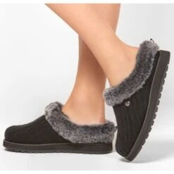 SKECHERS Women's BOBS Keepsakes - Ice Angel Winter Clog -Shoe Serie Shop 2074130 001 alt5