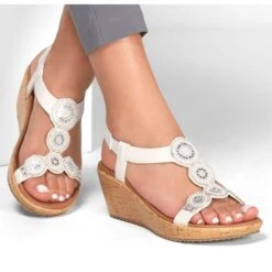 SKECHERS Women's Beverlee - Date Glam Sandal -Shoe Serie Shop 2079422 103 alt5