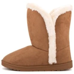 OLIVIA MILLER Women's Faux Shearling Winter Boots -Shoe Serie Shop 2079845 208 alt2