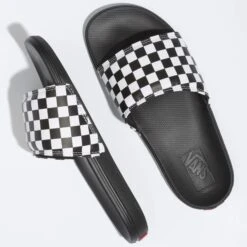 VANS Men's Checkerboard La Costa Slide-On Slides -Shoe Serie Shop 2080506 101 alt3