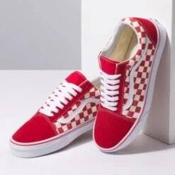 VANS Men's Primary Check Old Skool Shoes -Shoe Serie Shop 2080525 601 alt4