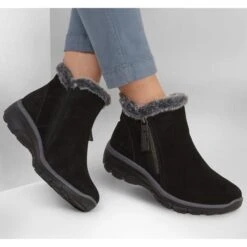 SKECHERS Women's Relaxed Fit: Easy Going - High Zip Boots -Shoe Serie Shop 2082036 001 alt5