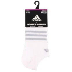 ADIDAS Women's Superlite No Show Socks, 6 Pack -Shoe Serie Shop 2082051 101 alt6