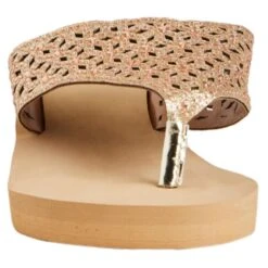 OLIVIA MILLER Women's Shimmer Wedge Sandals -Shoe Serie Shop 2082915 205 alt3