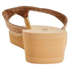 OLIVIA MILLER Women's Shimmer Wedge Sandals -Shoe Serie Shop 2082915 205 alt4