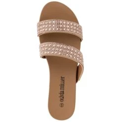 OLIVIA MILLER Women's Juliette Slip-On Flat Sandals -Shoe Serie Shop 2082921 105 alt5