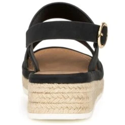 OLIVIA MILLER Women's Double-Strap Slingback Sandals -Shoe Serie Shop 2082925 001 alt4