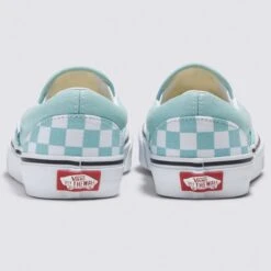 VANS Women's Checkerboard Classic Slip-On Shoes -Shoe Serie Shop 2085441 406 alt2