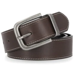 SKECHERS Men's 38mm Oil Tanned Reversible Golf Belt