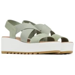 SOREL Women's Cameron Flatform Wedge Slingback Sandals -Shoe Serie Shop 2085928 006 alt2