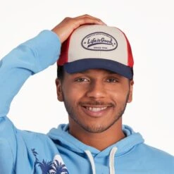 LIFE IS GOOD Men's Positive Tailwhip Patch Mesh Cap -Shoe Serie Shop 2086043 102 alt3