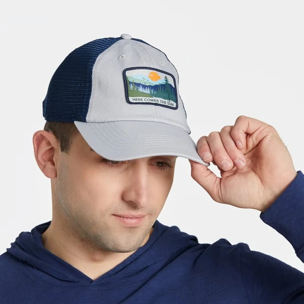 LIFE IS GOOD Men's Here Comes the Sun Soft Mesh-Back Cap LIFE IS GOOD Men's Here Comes The Sun Soft Mesh-Back Cap -Shoe Serie Shop 2087644 002 alt3