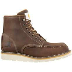 CARHARTT Men's Waterproof 6" Moc Toe Wedge Boot, Wide -Shoe Serie Shop 2088022 202 alt1