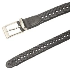 DOCKERS Men's 32MM Lace Braid Belt -Shoe Serie Shop 2088363 001 alt3