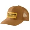 CARHARTT Men's 105693 Canvas Mesh-Back Outdoors Patch Cap