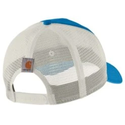 CARHARTT Men's 105694 Canvas Mesh-Back Fish Graphic Cap -Shoe Serie Shop 2089948 406 alt1