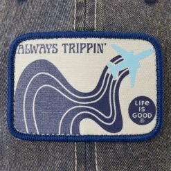 LIFE IS GOOD Men's Trippin' Plane Old Favorite Mesh Back Cap -Shoe Serie Shop 2090476 003 alt2